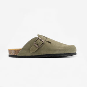 Plakton Blogg Womens Clog - Light Khaki Afelpado Grueso