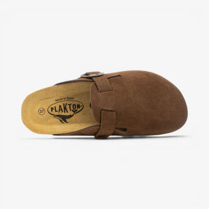 Plakton Blogg Womens Clog - Marron Serraje Top