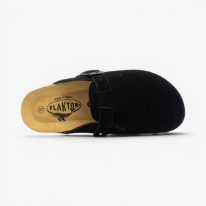 Plakton Blogg Womens Clog - Negro Serraje Top