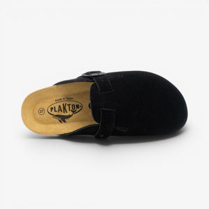 Plakton Blog Mens Clog - Negro Serraje Top