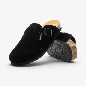 Plakton Blogg Womens Clog - Negro Serraje Top