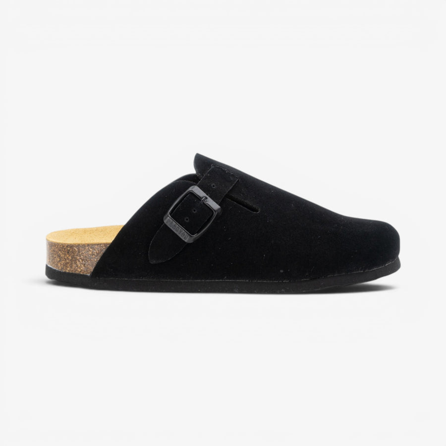 Plakton Blogg Womens Clog - Negro Serraje Top