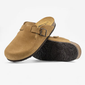 Plakton Blogg Womens Clog - Tostado Afelpado Grueso