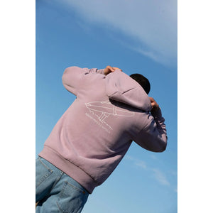 Rhythm Men's Lull Fleece Hoodie - Taro