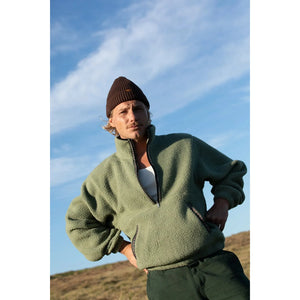 Rhythm Men's Sherpa Pullover - Sage