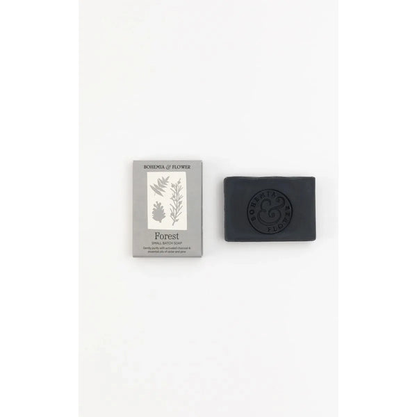 Bohemia & Flower  Coast Bar Soap - Activated Charcoal, Cedarwood & Rosemary