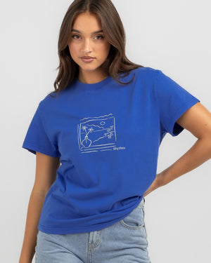Rhythm Views Band T-Shirt - Blue