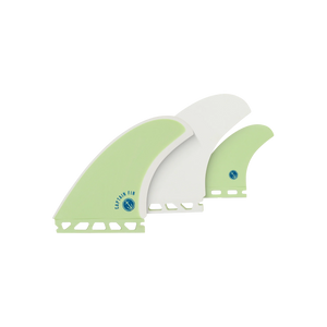 Captain Fin 'Twin + Trailer' Surfboard Fins - Mist Green (Futures)