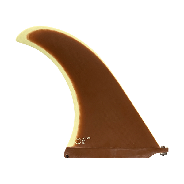Captain Fin Co. JJ Wessels Mod 9.75" Single Fin - Brown