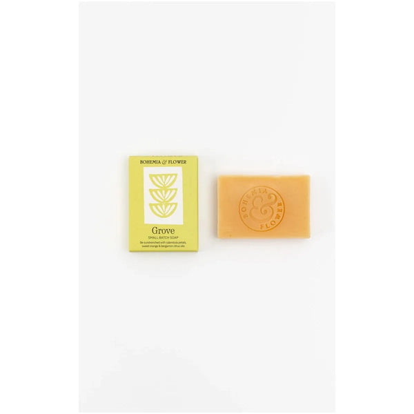 Bohemia & Flower  Grove Bar Soap - Spanish Orange, Bergamot & Calendula