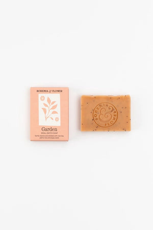 Bohemia & Flower  Garden Bar Soap - Pink Clay, Rose & Poppy Seed