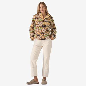 Patagonia Women's Lightweight Synchilla® Snap-T® Fleece Pullover - Small Currents - Natural