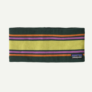 Patagonia Powder Town Headband - Summit Stripe : cascade Green