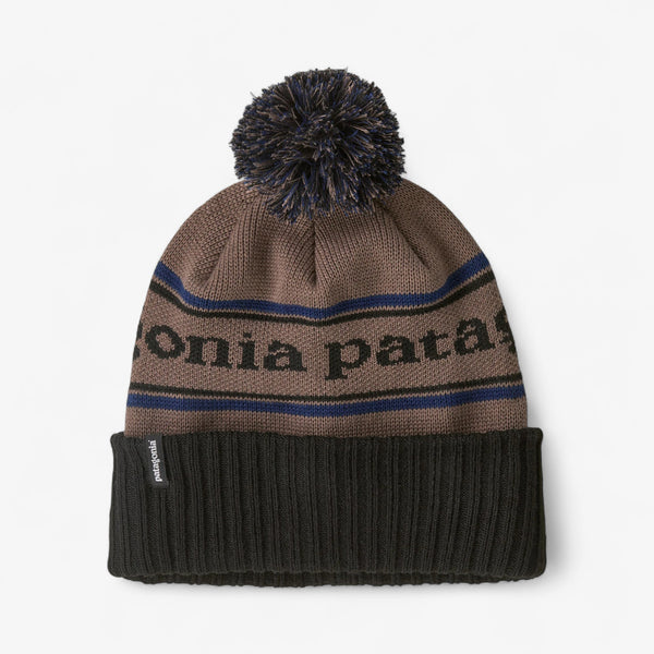 Patagonia Powder Town Beanie - Park Stripe: Marlow Brown