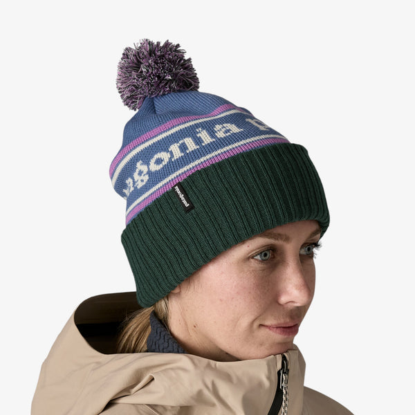 Patagonia Powder Town Beanie - Park Stripe: Barnacle Blue