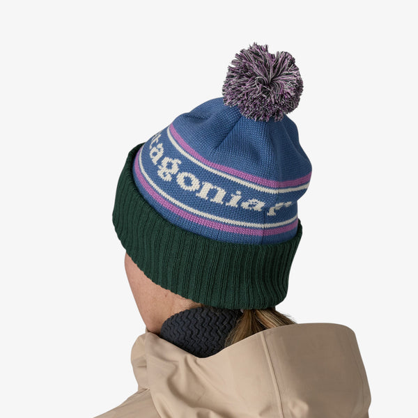 Patagonia Powder Town Beanie - Park Stripe: Barnacle Blue