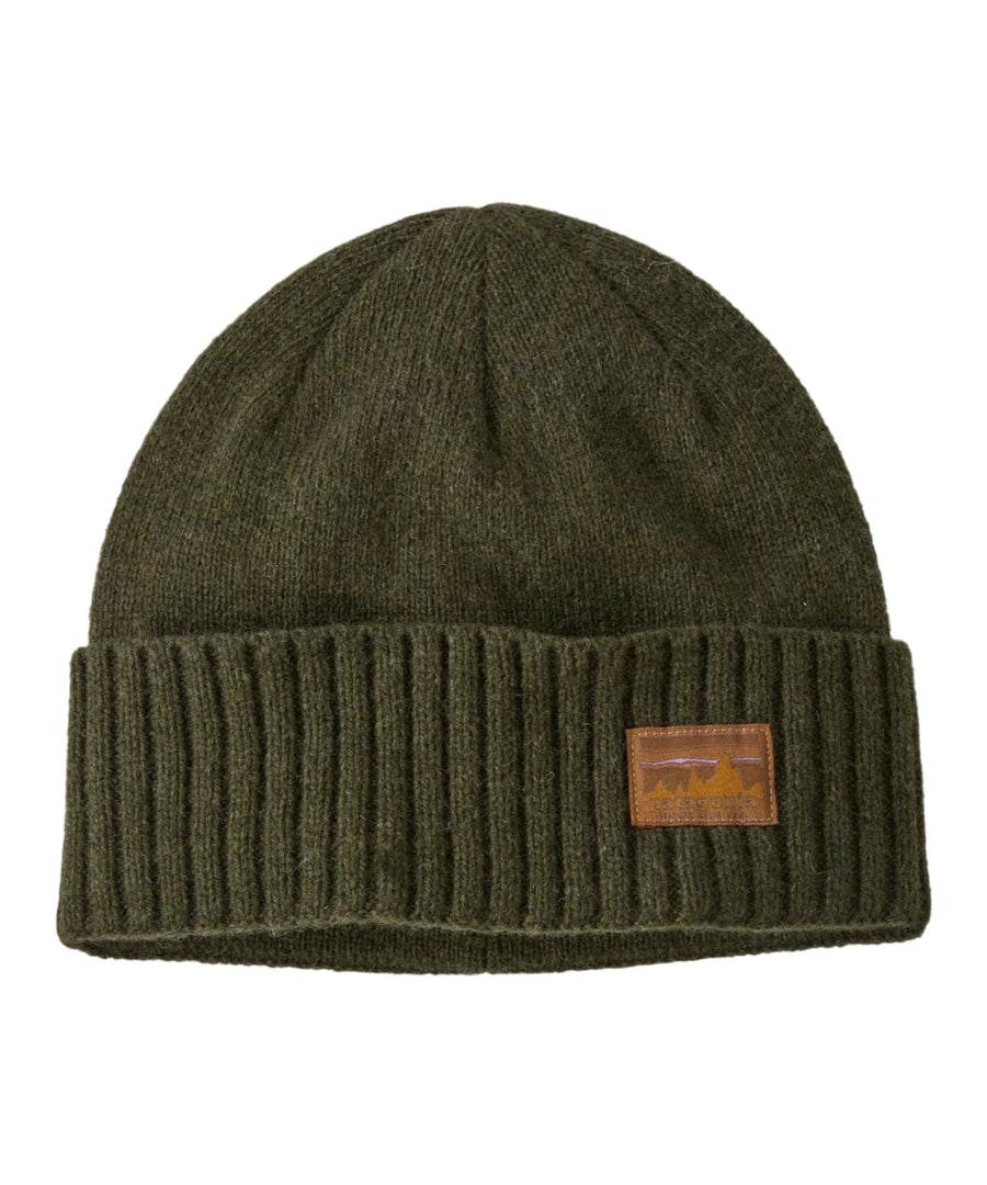 Patagonia Brodeo Beanie - 73 Skyline : Pine Needle Green