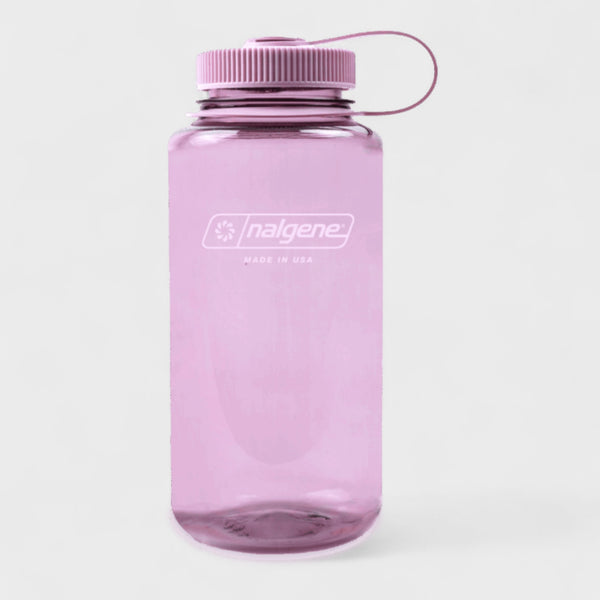 Nalgene 1 Litre Sustain Wide Mouth Bottle - Monochrome CHERRY BLOSSOM