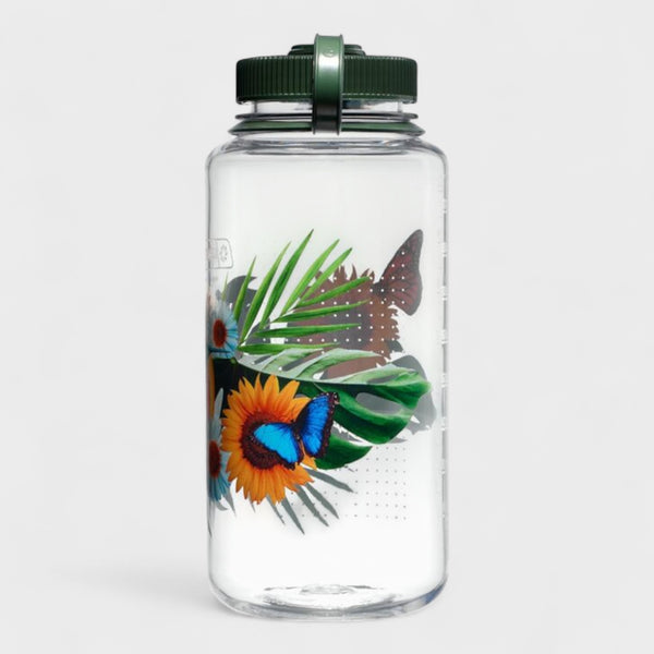 Nalgene 1 Litre Sustain Wide Mouth Bottle -Citrus Humming Bird