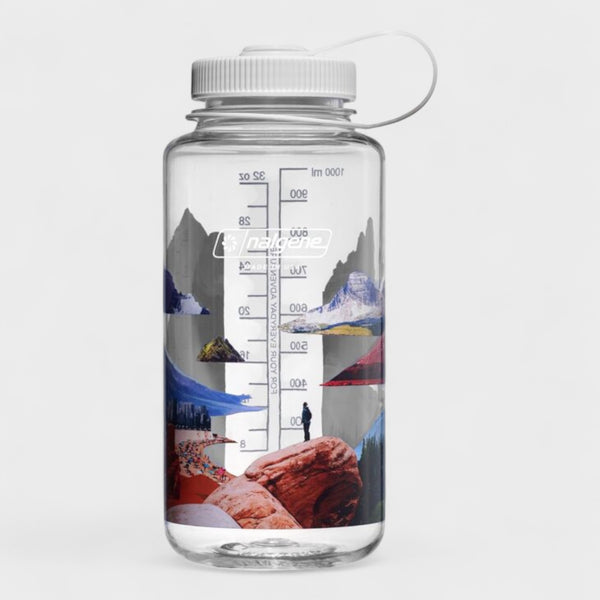 Nalgene 1 Litre Sustain Wide Mouth Bottle - Surrealist Mixed Landscapes