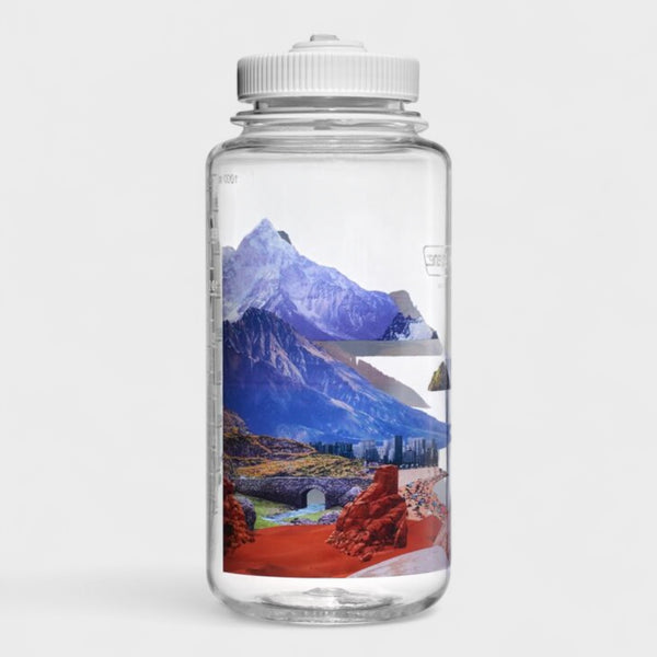 Nalgene 1 Litre Sustain Wide Mouth Bottle - Surrealist Mixed Landscapes