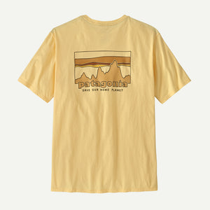 Patagonia '73 Skyline Organic Tee - Buttercup Yellow