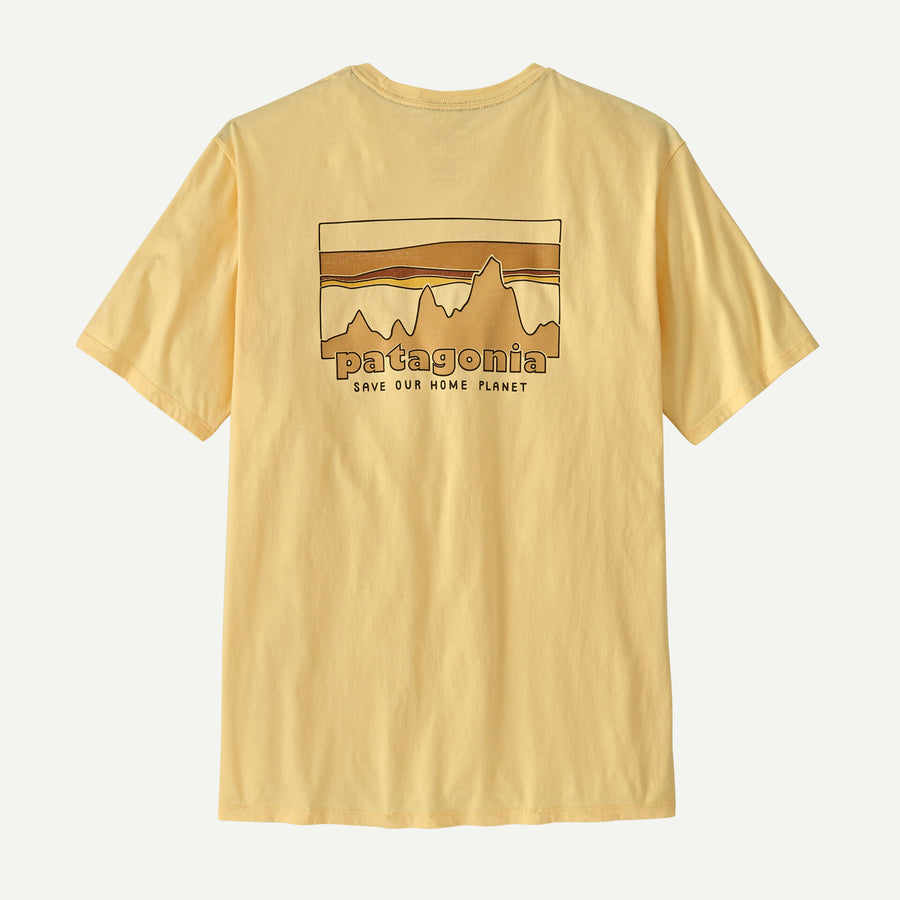 Patagonia '73 Skyline Organic Tee - Buttercup Yellow
