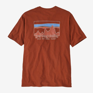 Patagonia Men's '73 Skyline Organic Tee - Burnished Red