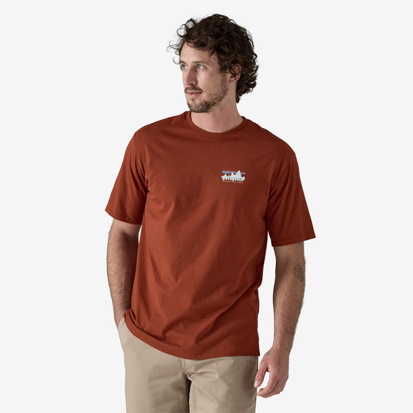 Patagonia Men's '73 Skyline Organic Tee - Burnished Red