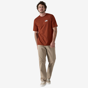 Patagonia Men's '73 Skyline Organic Tee - Burnished Red