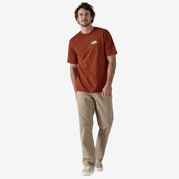Patagonia Men's '73 Skyline Organic Tee - Burnished Red