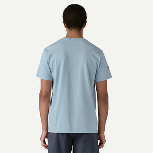 Patagonia Fitz Roy Icon Responsibili-Tee® - Fleck Blue