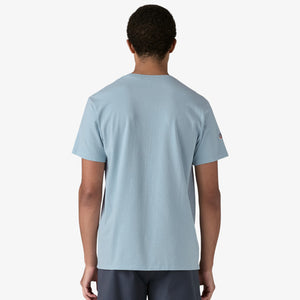 Patagonia Fitz Roy Icon Responsibili-Tee® - Fleck Blue