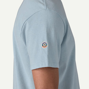 Patagonia Fitz Roy Icon Responsibili-Tee® - Fleck Blue