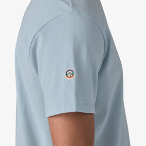 Patagonia Fitz Roy Icon Responsibili-Tee® - Fleck Blue