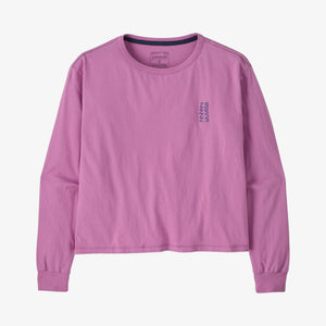 Patagonia Women's Long-Sleeved Driftways Easy-Cut Organic Shirt - Brisk Purple