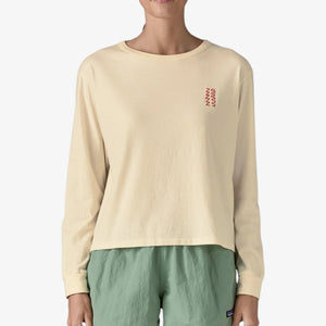 Patagonia Women's Long-Sleeved Driftways Easy-Cut Organic Shirt - Undyed Natural