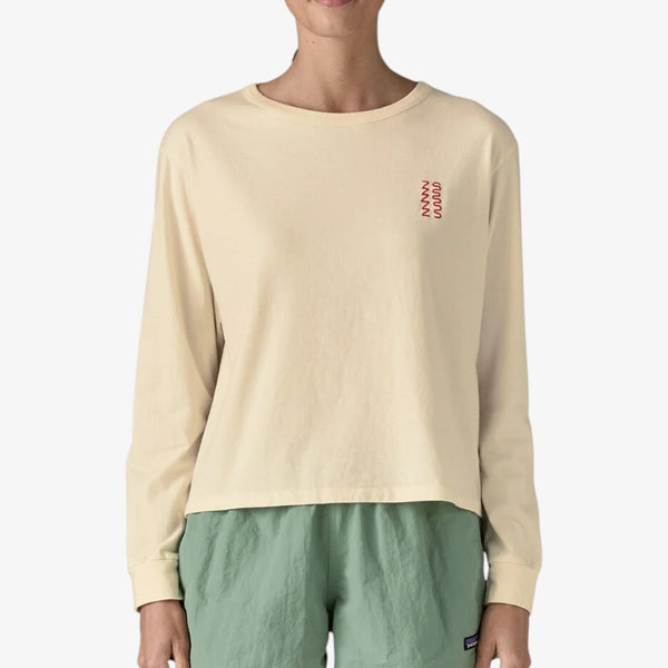 Patagonia Women's Long-Sleeved Driftways Easy-Cut Organic Shirt - Undyed Natural