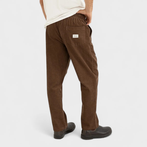 Rhythm Men's Cord jam Pant - Brown