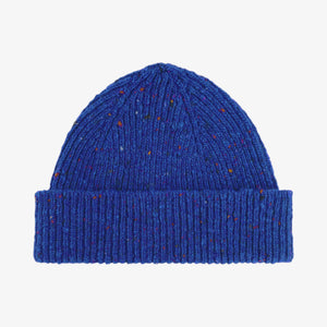 Uskees 4003 Speckled Donegal wool hat - Ultra Blue