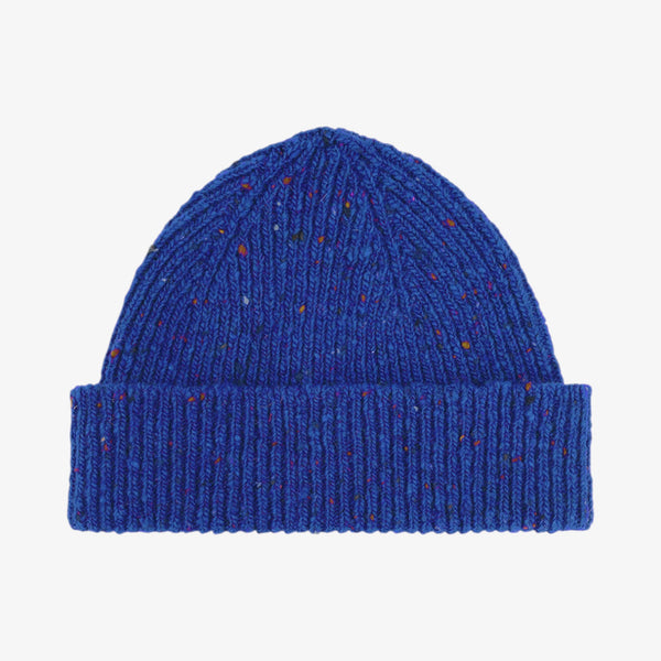 Uskees 4003 Speckled Donegal wool hat - Ultra Blue