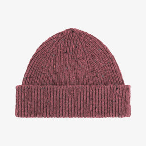 Uskees 4003 Speckled Donegal wool hat - dusty pink