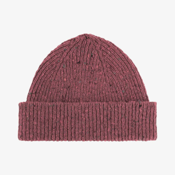 Uskees 4003 Speckled Donegal wool hat - dusty pink