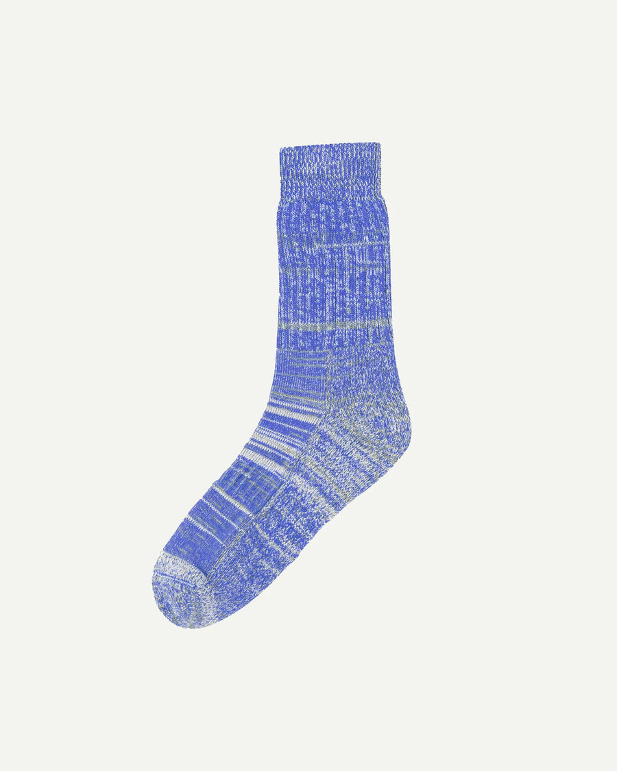 USKEES #4006 ORGANIC COTTON SOCKS - ULTRA BLUE