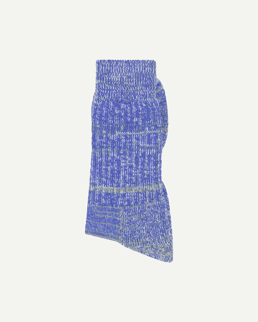 USKEES #4006 ORGANIC COTTON SOCKS - ULTRA BLUE