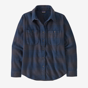 Patagonia Women's Fjord Flannel Shirt - Cascade: Tidepool Blue