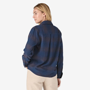 Patagonia Women's Fjord Flannel Shirt - Cascade: Tidepool Blue