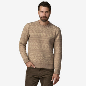 Patagonia Men's Recycled Wool-Blend Sweater - Helsman : Seabird Grey