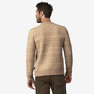 Patagonia Men's Recycled Wool-Blend Sweater - Helsman : Seabird Grey