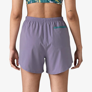Patagonia Women's Trailfarer Running Shorts - 4½" - Concrete Purple